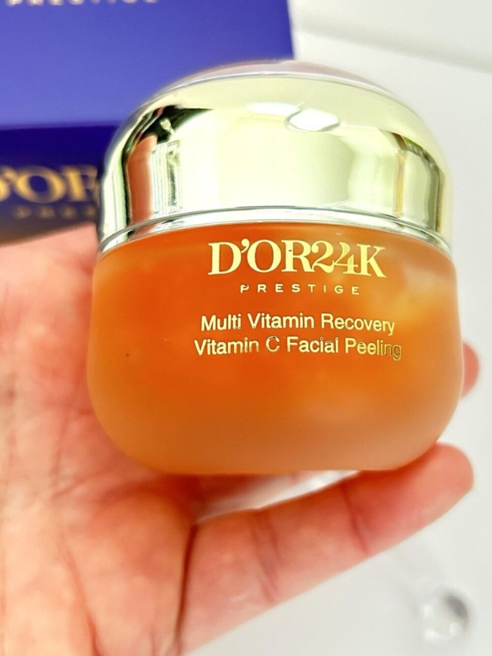 D’or24k Prestige Multi Vitamin Recovery Vitamin C Facial Peeling 50ml NIB Luxury - Picture 5 of 5